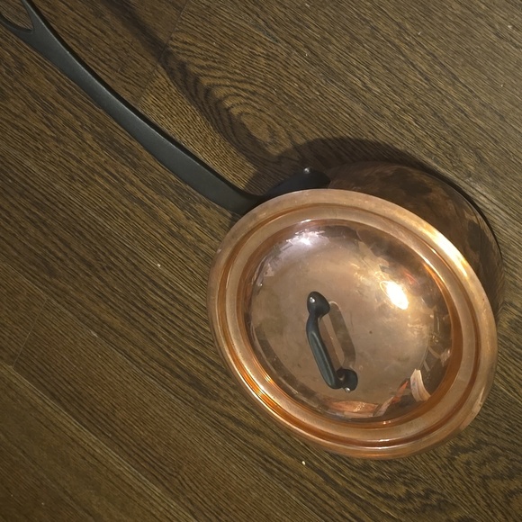 MAUVIEL M'Heritage M'150s 3.6 qt. M150C2 Saucepan & Lid Cast Black Handle - Picture 2 of 7